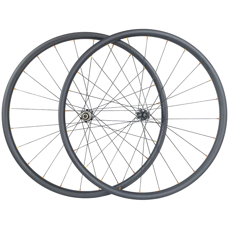 1210g 29 бескамерная углеродная колесная установка 29er MTB XC 30 мм Асимметричная 24