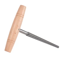 Гитары мост Булавки отверстие Развёртки Скрипки Peg отверстия Развёртки 1:30 конус коробки Сталь с деревянной ручкой Luthier инструмент