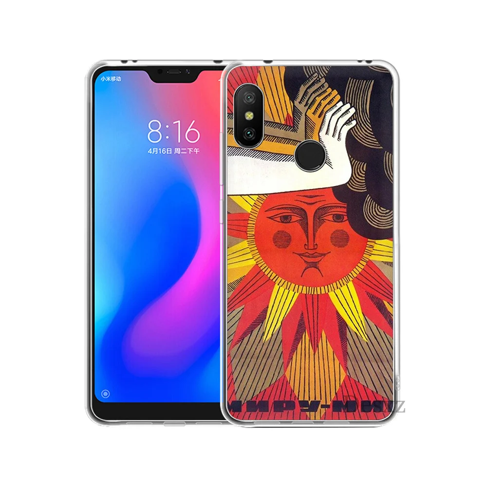 Чехол для телефона с флагом СССР Xiaomi Redmi 3S 3 4 Pro Pro4 Prime 4A 4X 5 5A Plus 6 6A S2