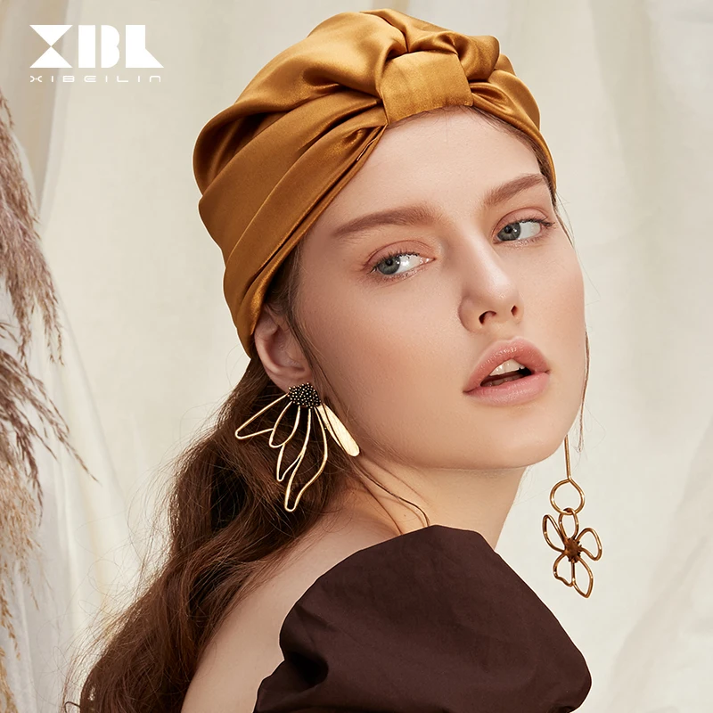 

2019 New Exaggerated Asymmetric Metal Femininity Wild Long Fashion Personality Pendant Earrings Tide