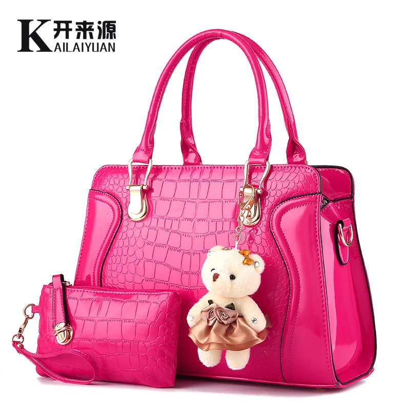 

Bag Woman 2016 New Pattern Tide Woman Package Fashion Spelling Dice Mother Package Little Bear Messenger Single Shoulder Handbag
