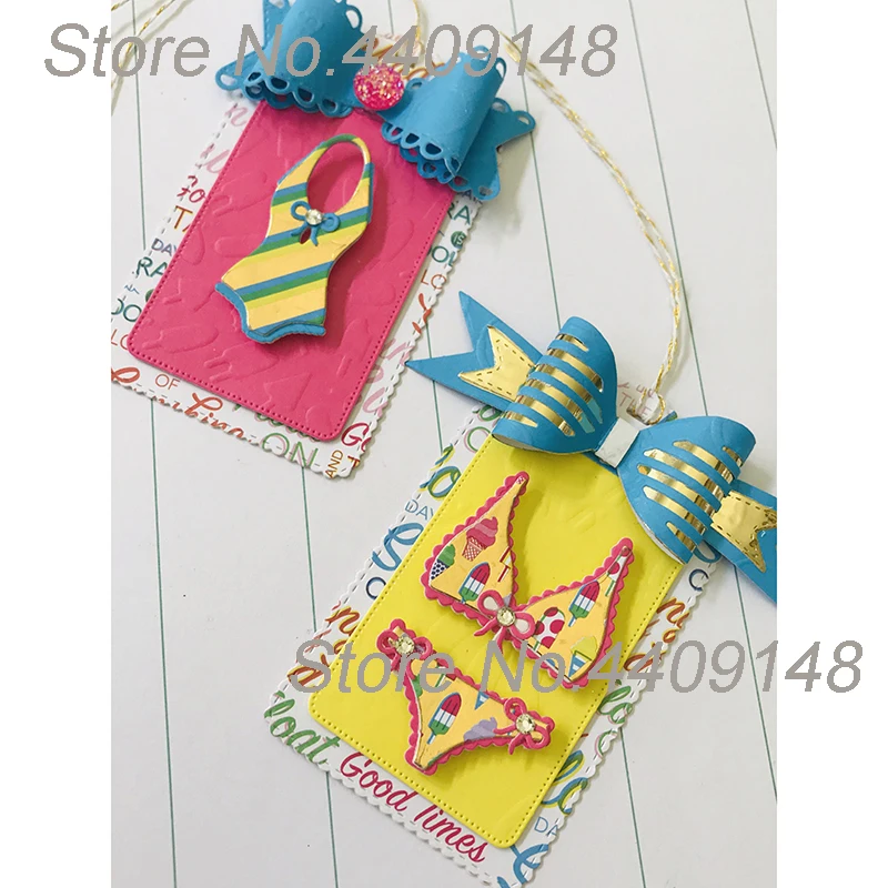 

METAL CUTTING DIES 2019 NEW Bow Woman Bikini Swimsuit Cutting die for Scrapbook paper craft card album punch cutter