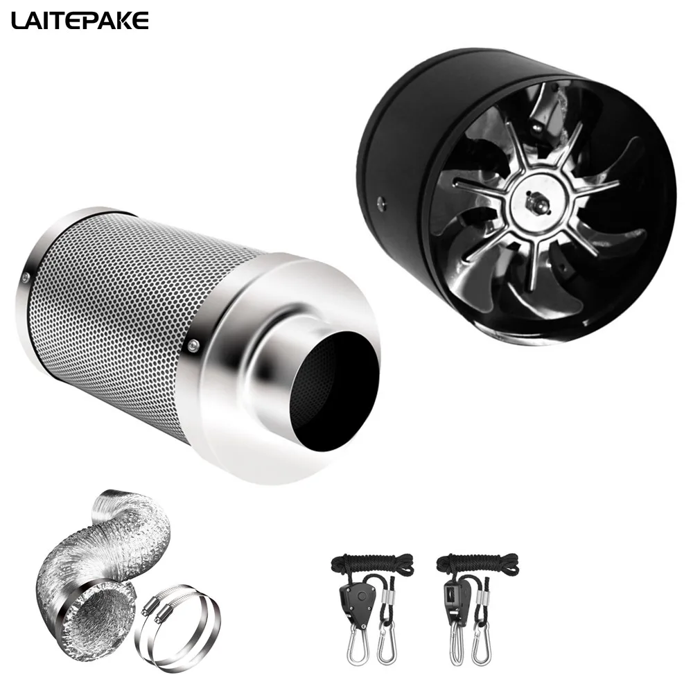 

4/6/8/10/12 Inch Grow Tent Centrifugal Fans&Activated Carbon Air Filter Suit 220V for GrowTent Hydroponic GreenHouse LED HPS