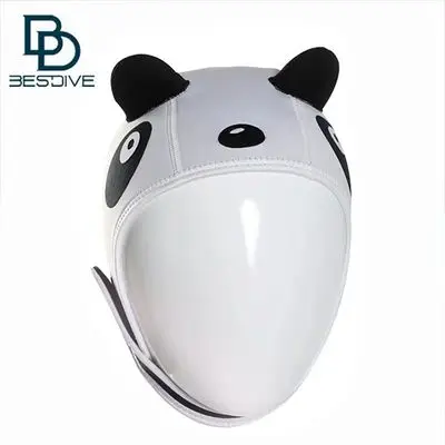 panda NiteScuba Дайвинг 3 мм теплые неопреновые ткани мультфильм погружения капот шлем для подводного плавания шляпа ныряльщиков кепки для мужчин женщин для подводной фотографии - Цвет: panda