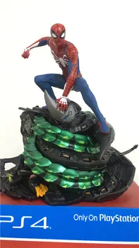 

19cm Anime figure the avanger spiderman statue Scenes action figure collectible model toys for boys