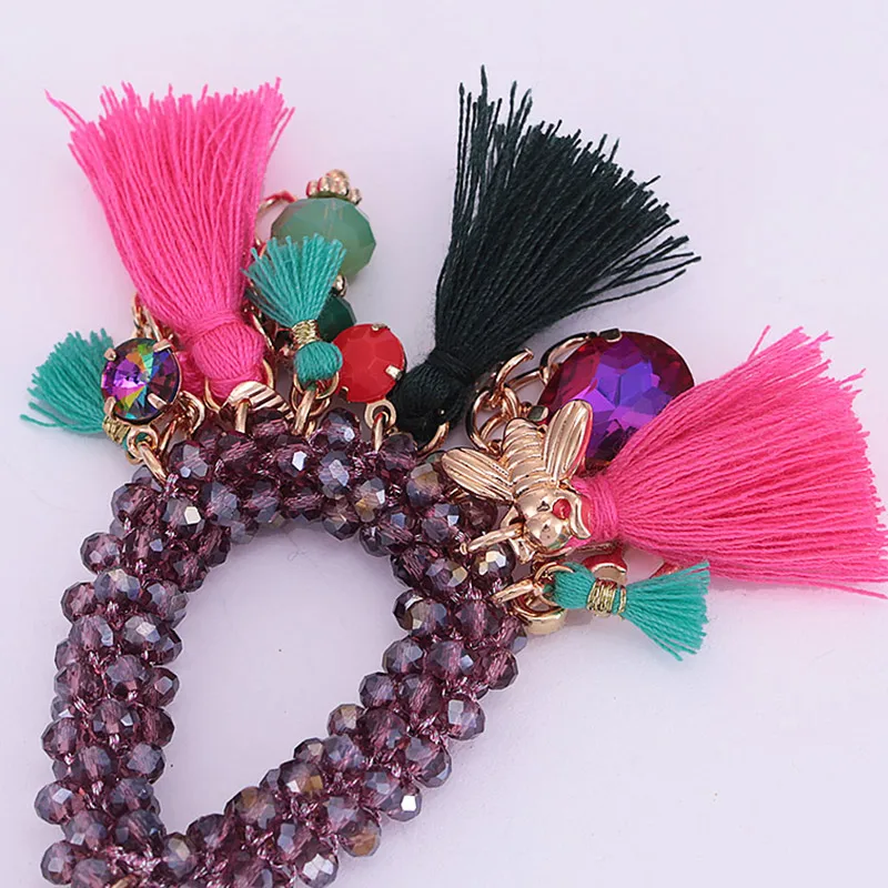 Choker necklace for woman boho Pendientes woman necklace  tassel necklace (16)