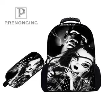 

Custom 17inch Monster Backpacks Pen Bags 3D Printing School Women Men Travel Bags Boys Girls Book Computers Bag#1031-8-Monster