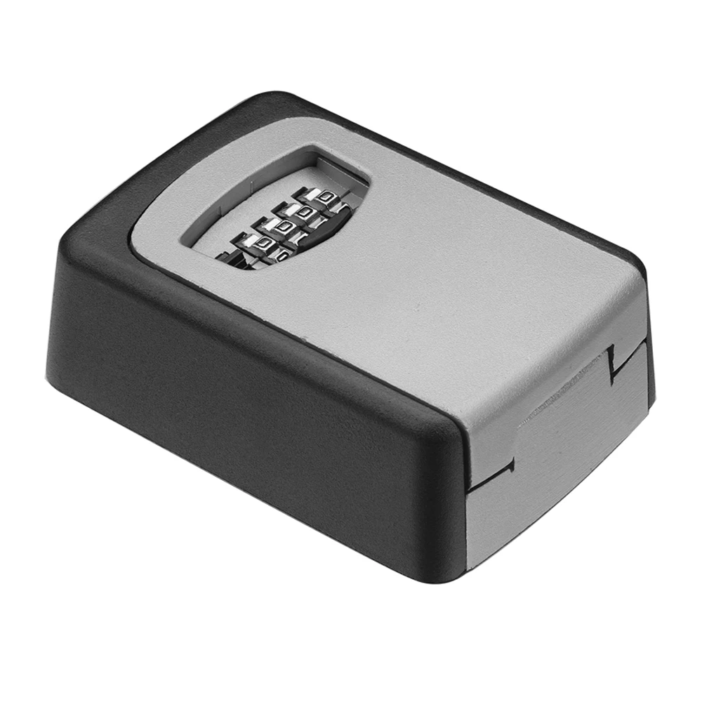 IMPORX Key Safe Box Weatherproof 4 Digit Combination Key Storage Lock Box Indoor Outdoor Password Lock Hidden Keys Storage Box