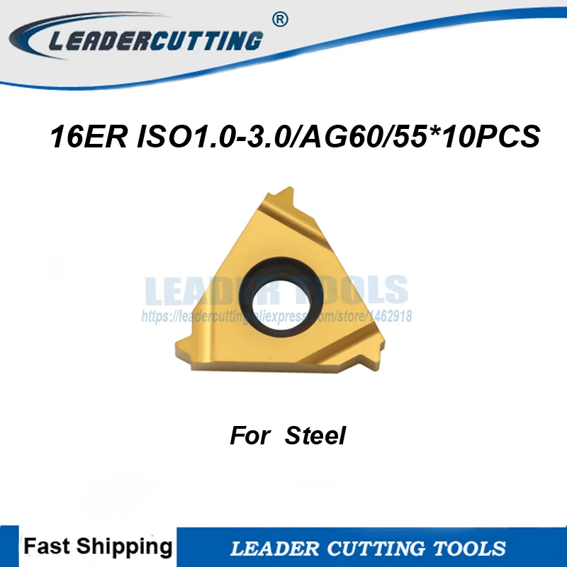 SUPER 10P 16ER 1.5ISO SMX30 CNC lathe Threading Turning Carbide Inserts