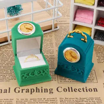 

Creative Fashion Hanging Bell Shape Rings Boxes Velvet Jewellery Display Cufflinks Jewelry Storage Case Holder