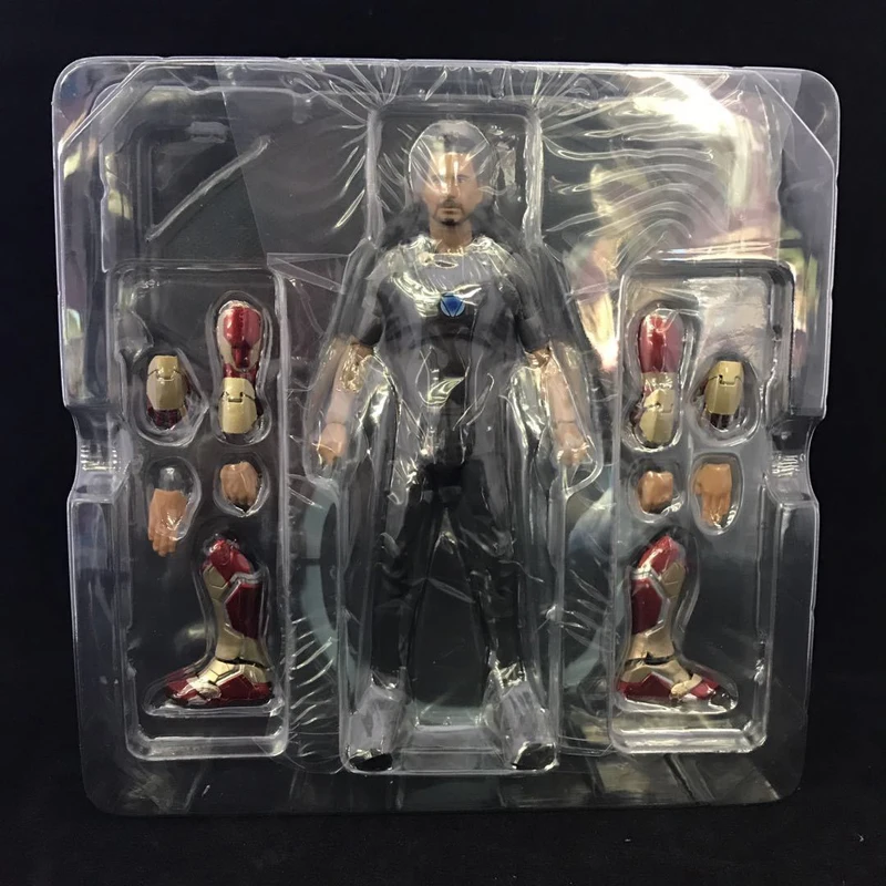 Tony Stark фигурки Marvel Мстители, Железный человек коллекционные игрушки 17 см