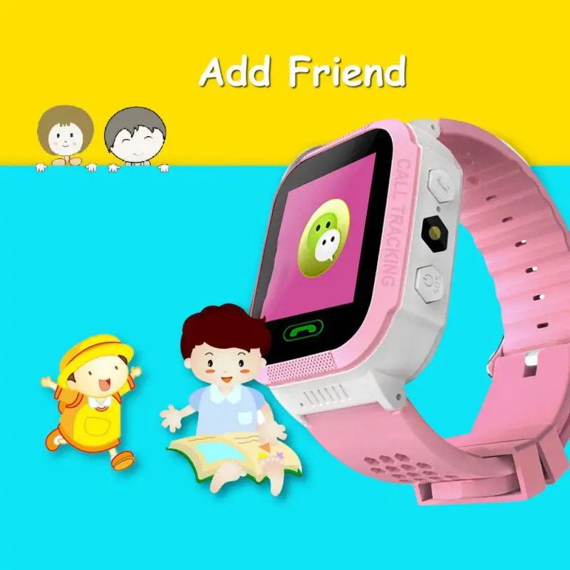 New Children Smart Watch LBS Location Soft Strap Wristwatch Wearable Device