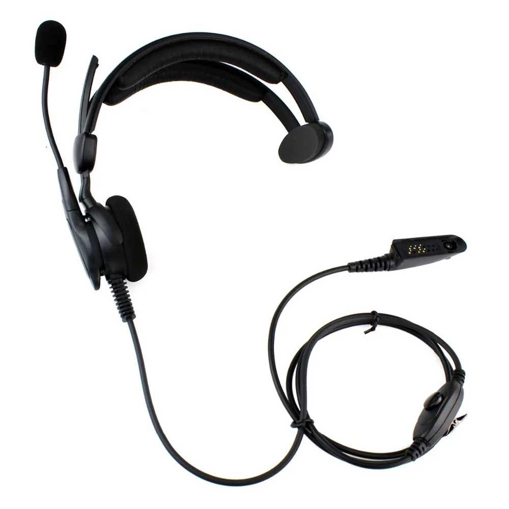 walkie talkie PTT MIC High-power speaker anti-noise anti-wrestling Headphone Headset for Radio HT1250 GP328 GP338  GP329 PRO5150