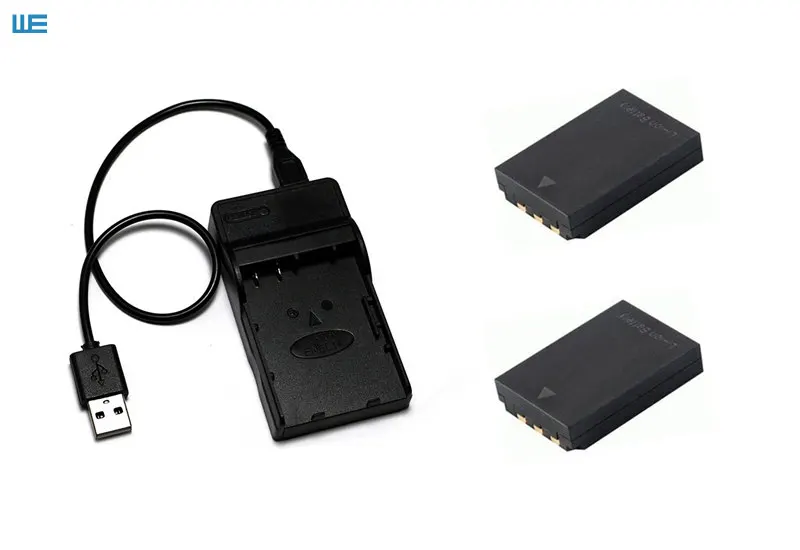 

2X DB-L50 DB-L50A DB-L50AU DBL50 KLIC5001 Battery+ USB Charger for Sanyo Xacti DMX-WH1 VPC-HD2000 DMX-HD1010 DMX-FH11 VPC-WH1.