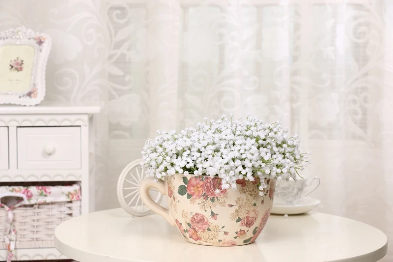 18 шт. 486 букет высокого качества Искусственные цветы babybreat Gypsophila art sky star растения для дома Свадебные украшения Лидер продаж