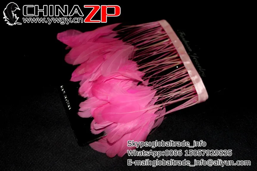 Feathers Fringe Stripped Coque Tail Feathers Wholesale (2)