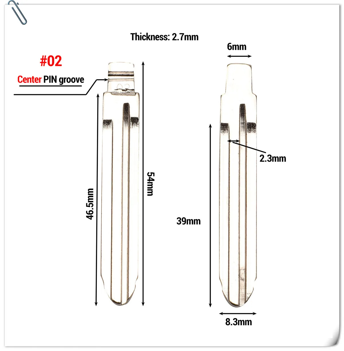 Keyforkess 15pcs No.02 05 21 113 114 123 124 148 149 # TOY43 A Distanza di Vibrazione Stelo della Chiave per Toyota camry Corolla Highlander Vios Scion - HTB1yWBdblKw3KVjSZFOq6yrDVXaT