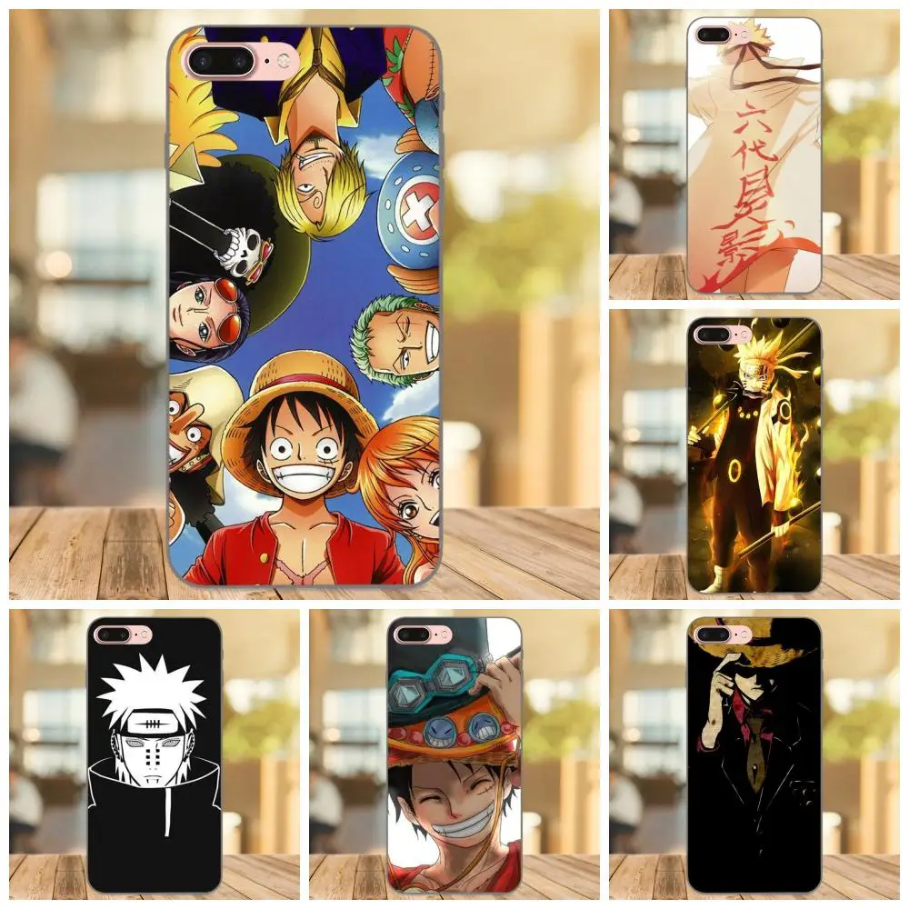 

One Piece Luffy Classic Soft Silicone TPU Black Fashion Cell Case For Apple iPhone 4 4S 5 5S SE 6 6S 7 8 Plus X XS Max XR
