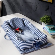 Детское гнездо, кровать, портативная удаляемый моющийся детский кроватка, дорожная кровать для детей, детская хлопковая Колыбель для новорожденных