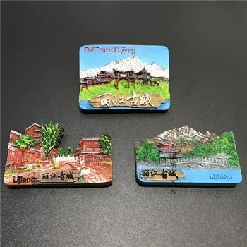 

Old Town o Lijiang Yunnan China Fridge Magnets Tourism Souvenirs Home Decor
