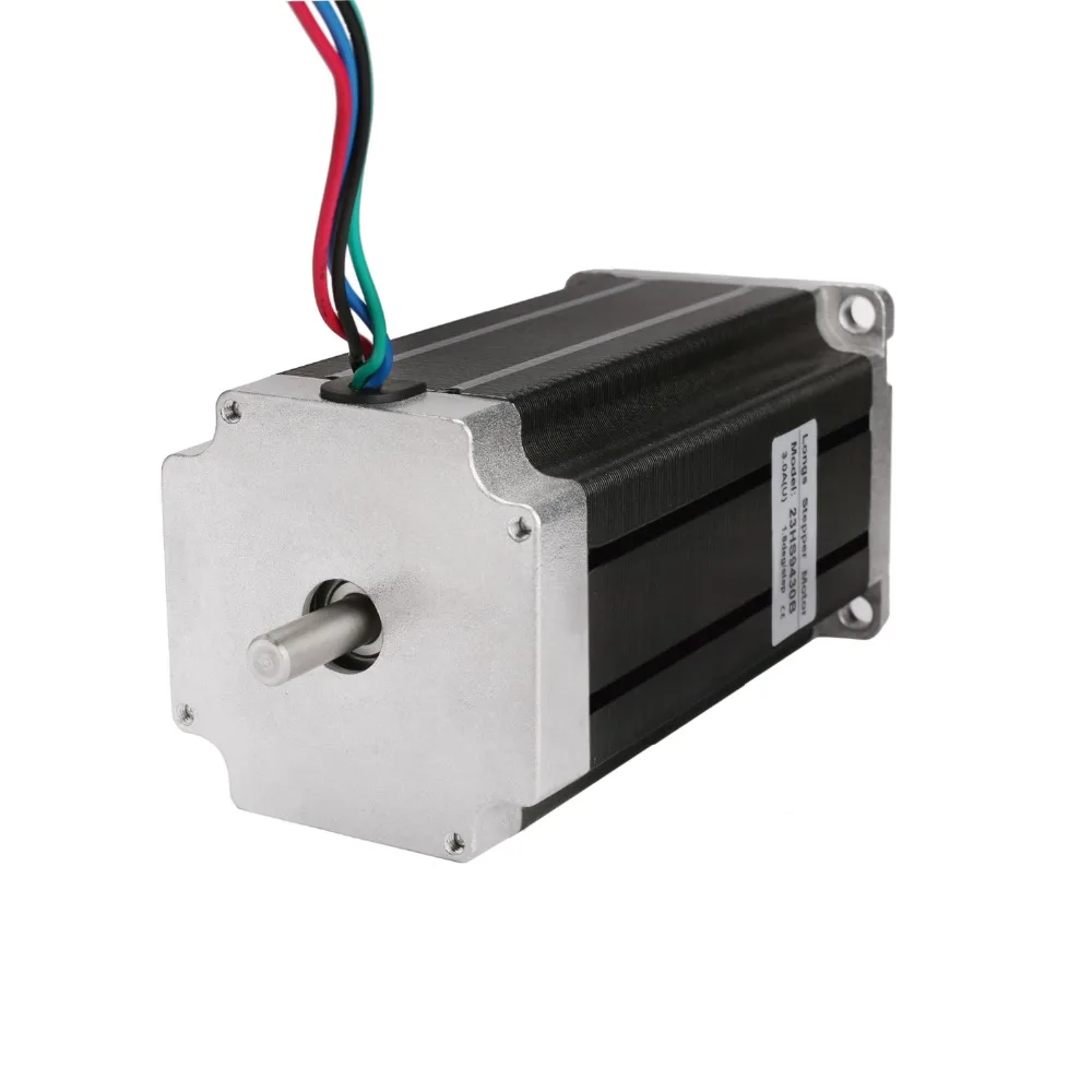 Шаговый двигатель с 4 осями Nema 23 23HS9430B 57BYGH двойной вал 425oz in 3A драйвер DM542A фрезерный