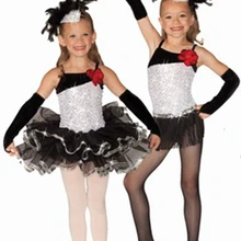 Гимнастический трико для девочек, гимнастический купальник балет-пачка, новая и классическая женская джазовая Детская Одежда для танцев, костюм для латины