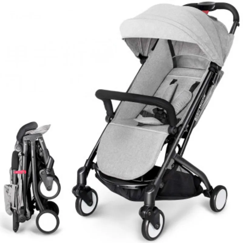 

High Quality Landscape Style portable baby stroller light folding can sit can lie ultra-light umbrella Cart on the airplane