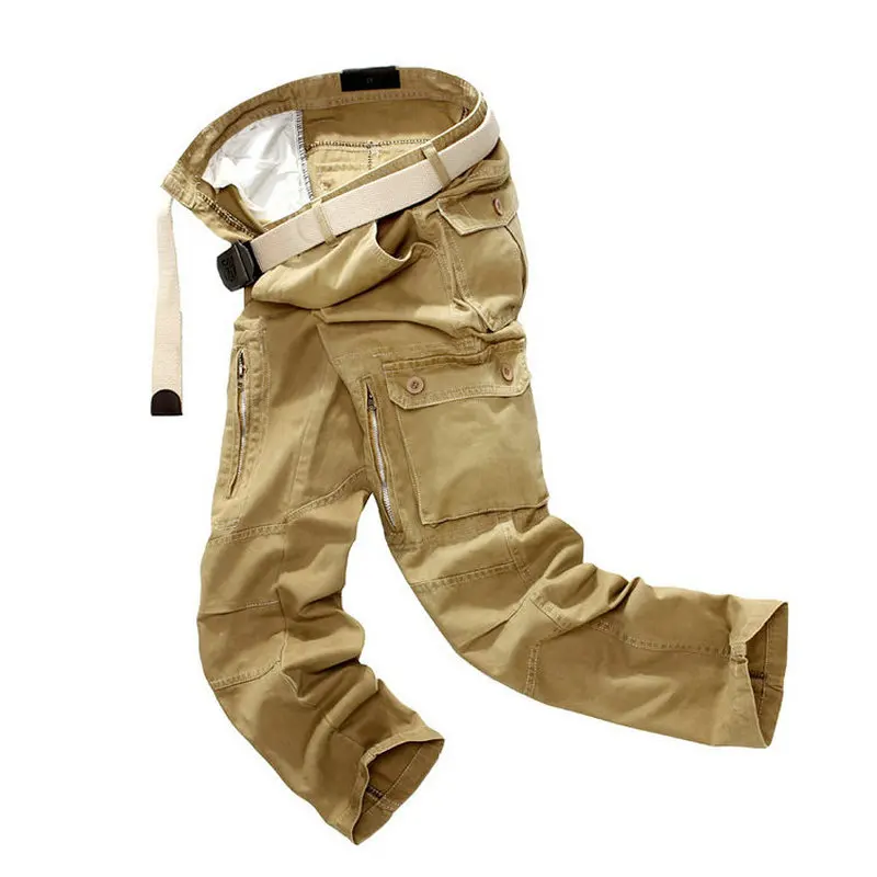  Good Quality Military Camo Cargo Pants Men Hot Camouflage Cotton Workout Men Trousers Spring Autumn