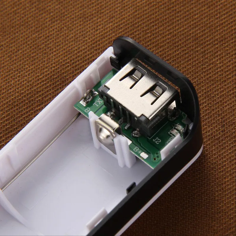 USB 2600 мАч 1x18650 чехол для внешнего аккумулятора зарядное устройство Внешний аккумулятор DIY Box Портативный