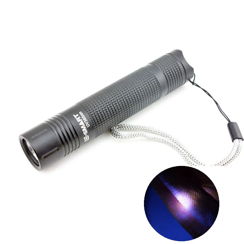 Professional 365nm LED UV flashlight Ultraviolet Flashlight Ultra Violet Torch Lamp Blacklight for Scorpion Hunting Detection