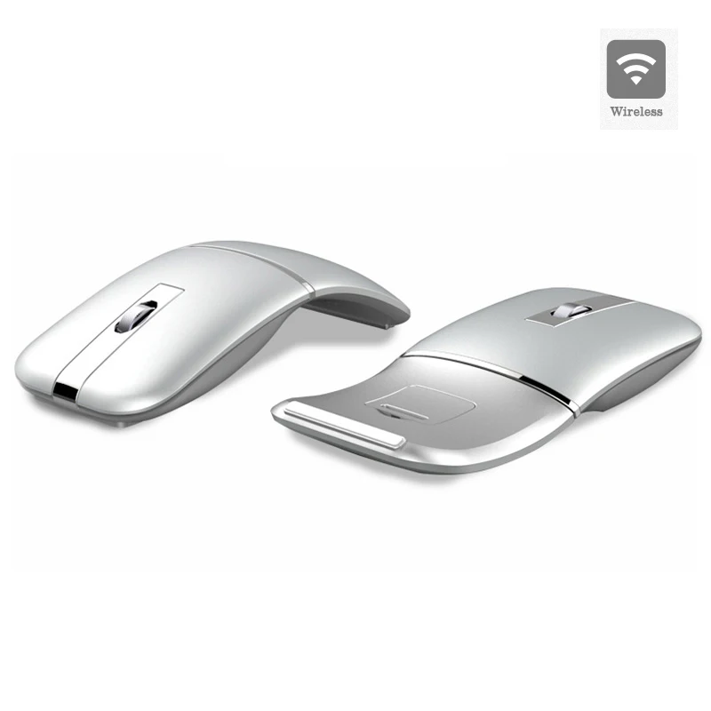 

2.4G USB Wireless Folding Mouse Rechargeable Silent Button Gaming Mouse For Macbook Air Pro Lenovo Asus Dell HP Laptop PC Mouse