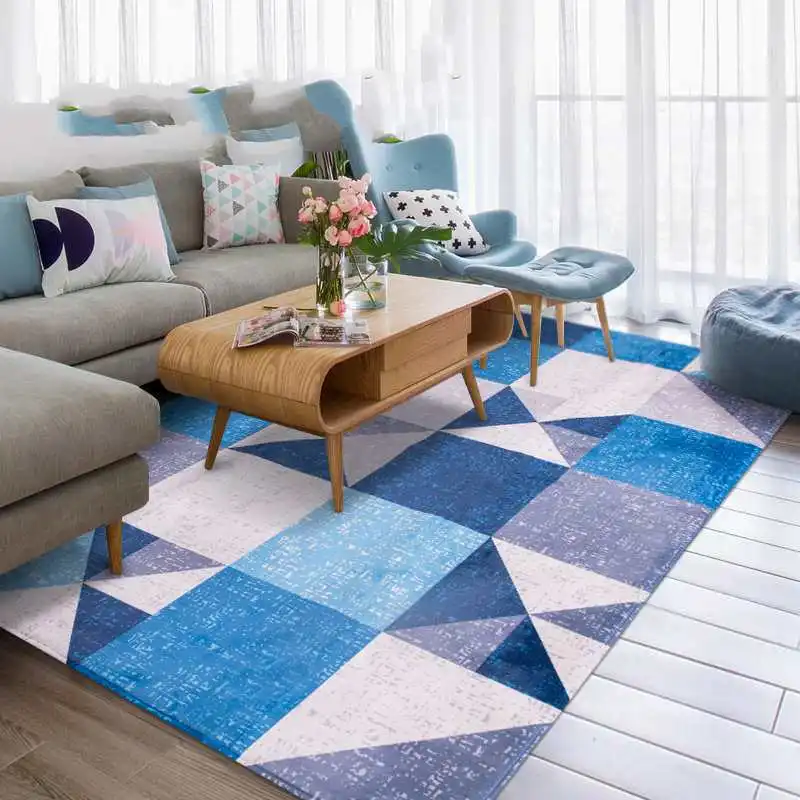 Толстый ковер для гостиной, Большой Простой коврик для пола, коврик для йоги, детский коврик для ползания, коврик для спальни и ковры для дома и прикроватного декора
