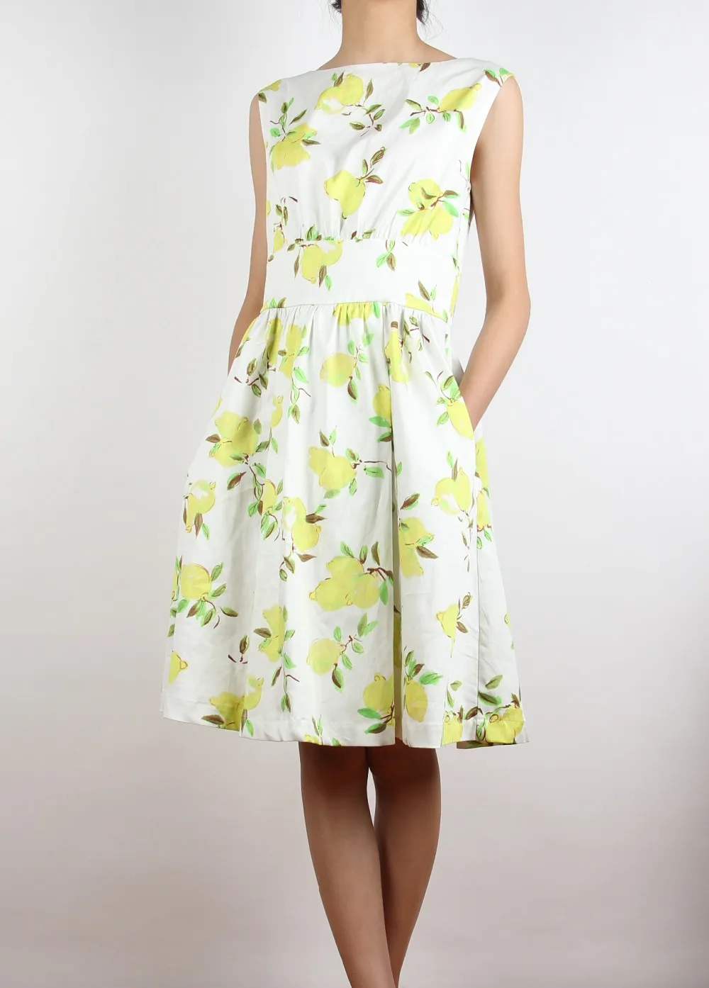 Vintage 50s 60s Dress Printed Lemon Floral 2015 Summer Cotton Cheap Patterns Free Shiping Roupas Feminina In Dresses From Womens Clothing Vintage 50s 60s Dress Printed Lemon Floral 2015 Summer Cotton Cheap Patterns Free Shiping Roupas Feminina In Dresses From Womens Clothing