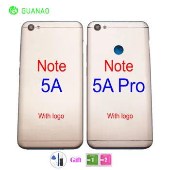 

Original For Xiaomi Redmi Note 5A Pirme Back Battery Housing Cover Redmi Note 5A pro Prime Cover Camera Glass Replacement Parts