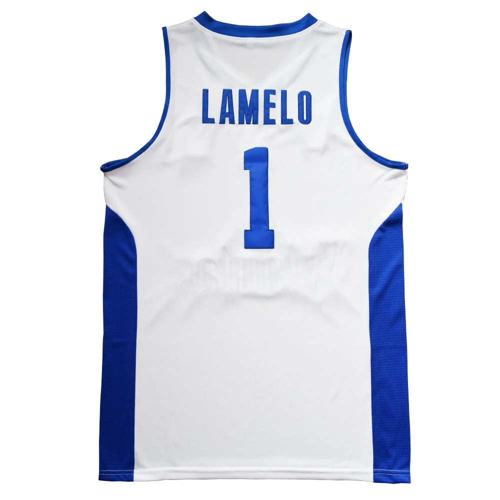 MM MASMIG LaMelo Ball #1 LiAngelo Ball #3 Lithuania Vytautas Basketball Jersey Stitched White Limited Edition