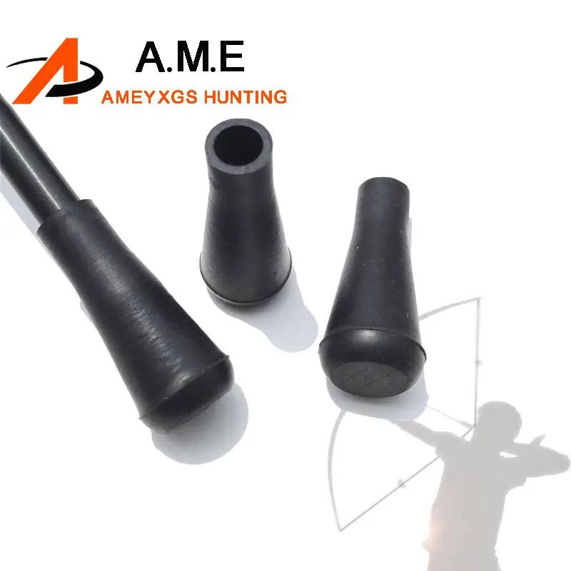 100pcs Archery Target Broadhead Rubber Arrowhead Practice Shooting Tips