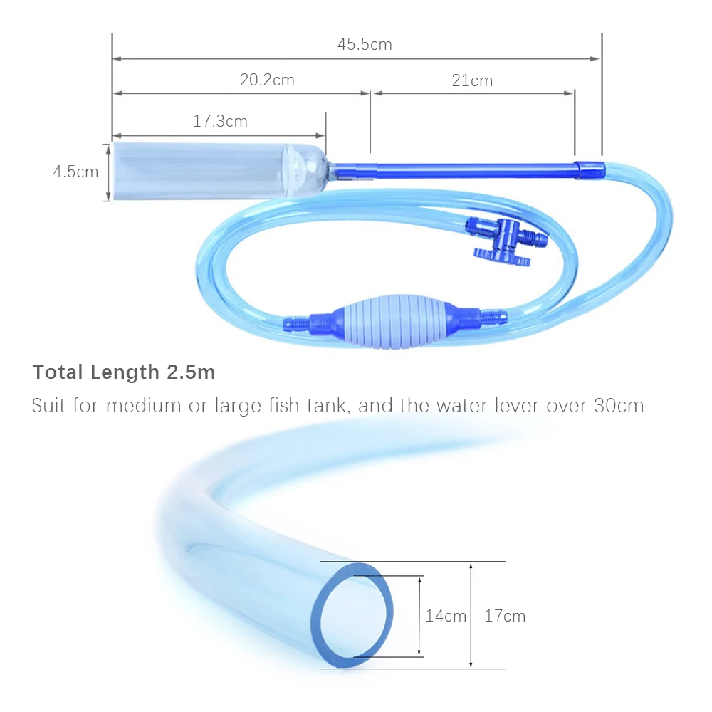 Аквариумный сифон насос очиститель ручной насос для аквариума замена воды в аквариуме водяной насос аксессуары для аквариума