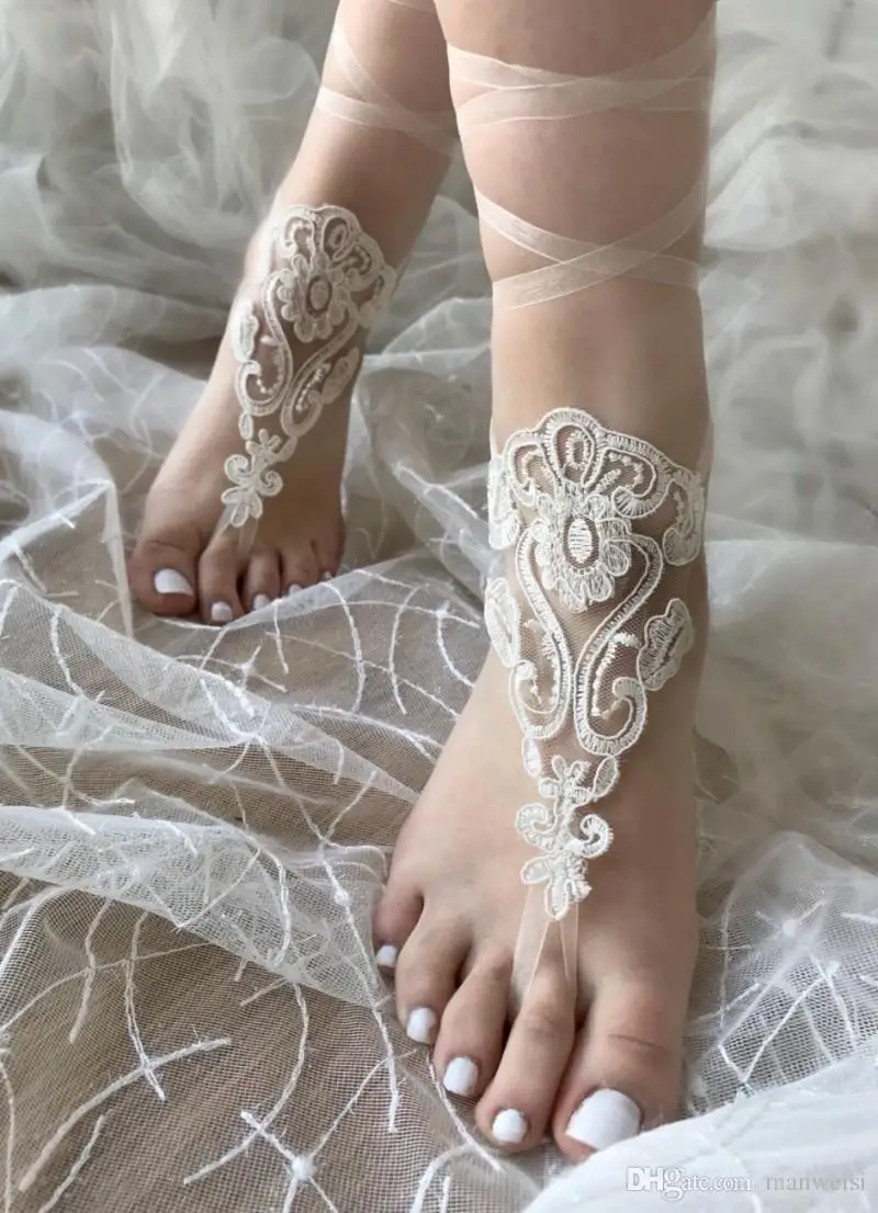 new-design-lace-beach-wedding-barefoot-sandals-2018-boho-ankle-chain-custom-made-bridal-bridesmaid-jewelry-foot (2)