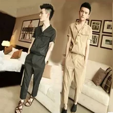 S-3XL Мужская мода персонализированный комбинезон костюм для хип-хопа комбинезон Мода оснастки комбинезоны летние костюмы певицы одежда