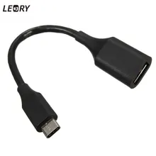 LEORY type-C USB 3,1-USB 3,0 адаптер типа OTG C кабель для передачи данных для Macbook для Letv Max для Xiaomi 4C USB C кабель