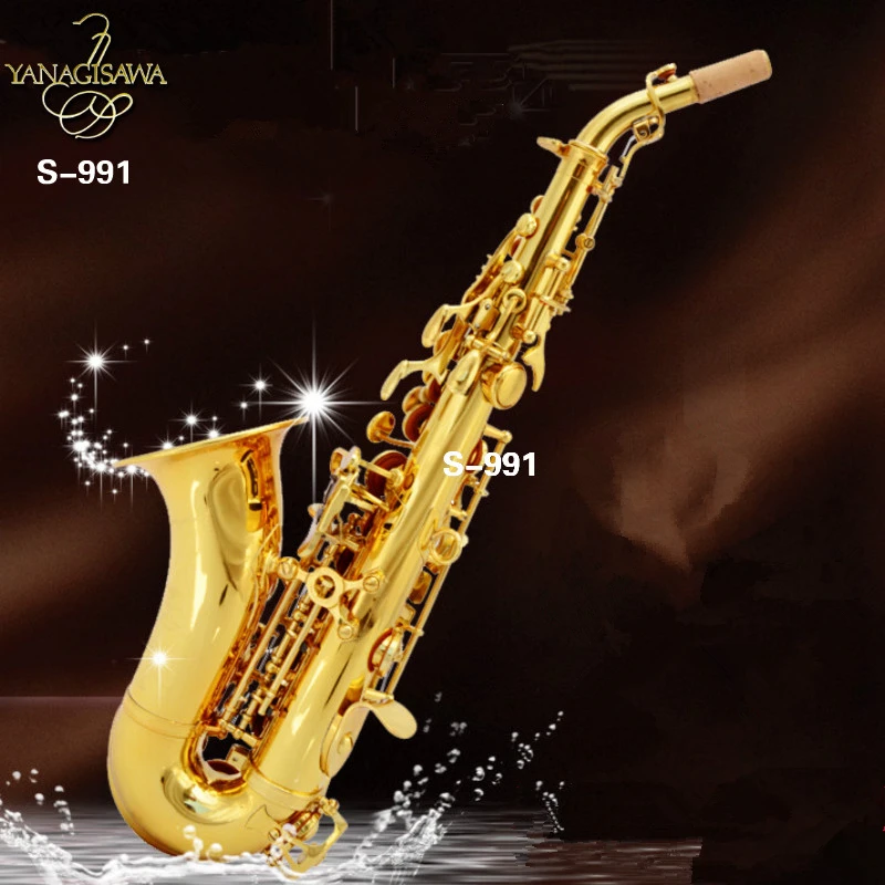 TOP NEW High quality Yanagisawa Soprano saxophone S-991 B flat Musical Instrument Adult Children saxophone