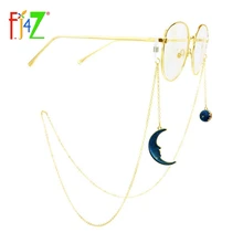 F. J4Z дизайн очки галстук ремни планета луна кулон падение солнцезащитные очки цепь Женская мода шнурок для очков держатель аксессуары