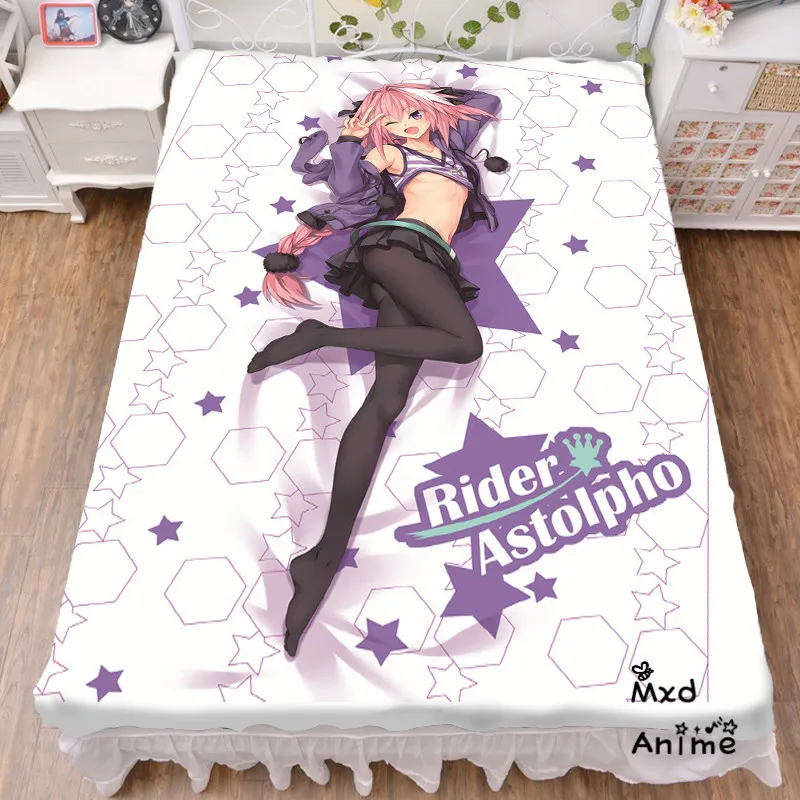 Японский аниме Fate Grand заказ Astolfo простыня покрывало постельное белье для косплея
