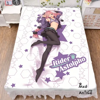 

Japanese Anime Fate Grand Order Astolfo Bed sheet Throw Blanket Bedding Coverlet Cosplay Gifts Flat Sheet cd058