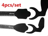 4 Pcs/Set Dental Orthodontic Photographic Black Contrasters Autoclavable Instrument