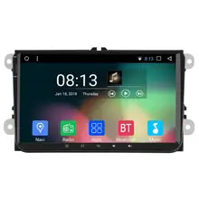 VODOOL " сенсорный экран 2G+ 16G 4G WiFi Bluetooth Android 7,1 HD 1080 P Автомобильный MP5 плеер FM/AM радио gps навигация реверсивное изображение