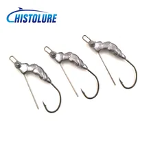 5 шт./лот 3g свинцовый крючок для рыбалки джиг головная Мягкая приманка червь Вибрационный крючок колючие Крючки-креветки форма острый джиг крючок рыболовные аксессуары