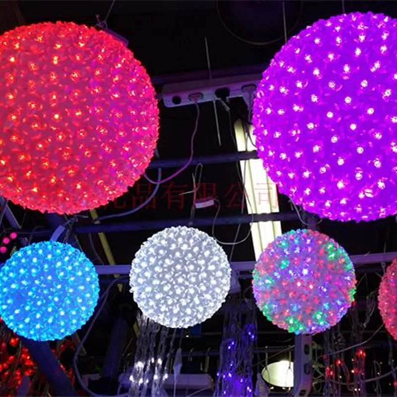 

Creative 200 lamp beads petal ball lights luminaire exterieur for Christmas Party wedding Decoration chandelier night light