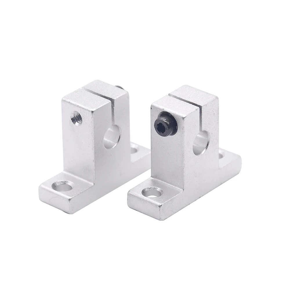 4 قطعة/الوحدة SK8 SK10 SK12 SK16 SK20 SK25 SK30 SK35 8 ملليمتر دليل خطي السكك الحديدية السكك الحديدية دعم رمح XYZ الجدول التصنيع باستخدام الحاسب الآلي راوتر SH8A 3D...