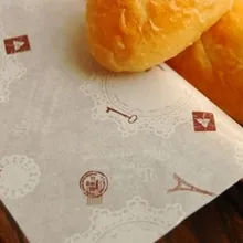 100 Effiel башня сэндвич-Обертка Бумага, восковое покрытие жиронепроницаемая, для гамбургера пищевая обертка пинг, конфеты подарок мыло упаковка